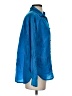 Jonathan Martin 100% Silk Blue Long Sleeve Silk Top Size S - photo 4