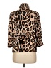 Lisa International Animal Print Gold Jacket Size M - photo 2
