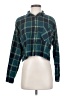 Forever 21 Plaid Green Long Sleeve Blouse Size S - photo 1
