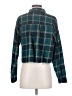 Forever 21 Plaid Green Long Sleeve Blouse Size S - photo 2