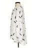 DR2 100% Polyester Print Ivory Long Sleeve Blouse Size S - photo 5