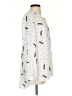DR2 100% Polyester Print Ivory Long Sleeve Blouse Size S - photo 4