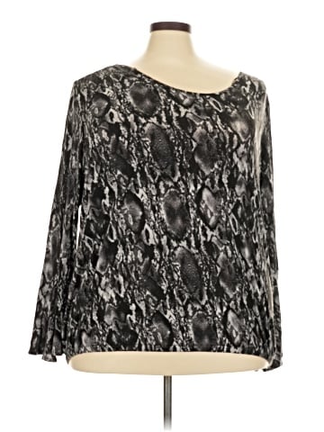 Jennifer Lopez Long Sleeve Blouse (view 1)