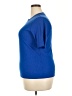 Simply Vera Vera Wang Blue Short Sleeve Top Size XXL - photo 5