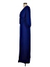 Connected Apparel 100% Polyester Blue Casual Dress Size 4 - photo 5