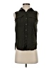 H&M Black Sleeveless Button-Down Shirt Size 0 - photo 1