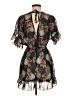 Miken Swim 100% Polyester Floral Gray Cocktail Dress Size M - photo 2