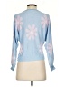Ekouaer Floral Blue Pullover Sweater Size S - photo 2