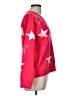 Calligraphie Stars Red Pullover Sweater Size M - photo 4