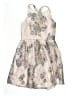 Pink & Violet Paisley Silver Dress Size 16 - photo 1