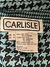 Carlisle 100% Acetate Houndstooth Teal Blazer Size 12 - photo 6