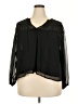 Old Navy Black Long Sleeve Blouse Size XXL - photo 1