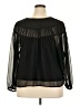 Old Navy Black Long Sleeve Blouse Size XXL - photo 2