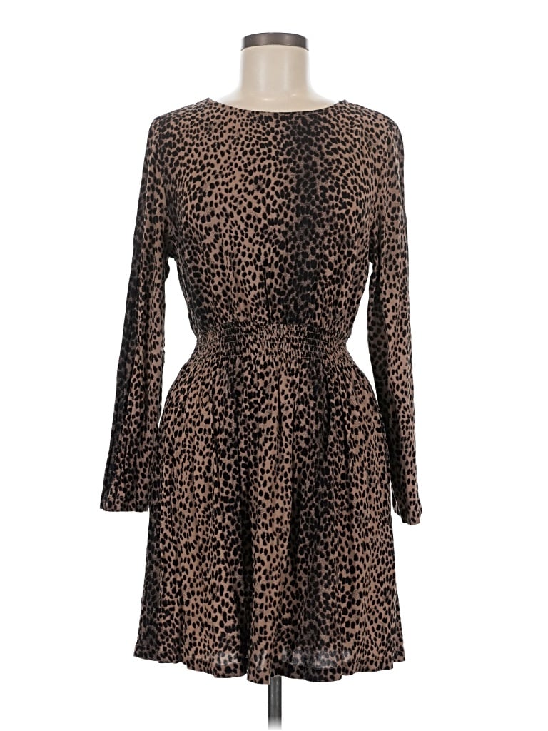 Pre-owned H&m Casual Dress In Brown