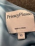 Privacy Please 100% Polyester Solid Blue Cocktail Dress Size XS - photo 7