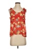Bellatrix 100% Polyester Orange Sleeveless Blouse Size S - photo 1