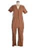 Everlane 100% Linen Solid Brown Jumpsuit Size 6 - photo 1