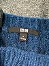 Uniqlo Solid Blue Pullover Sweater Size S - photo 7