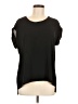 Pleione 100% Polyester Black Short Sleeve Top Size M - photo 1