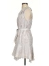 Halston Heritage 100% Polyester Gray Casual Dress Size 2 - photo 5