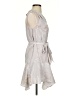 Halston Heritage 100% Polyester Gray Casual Dress Size 2 - photo 4