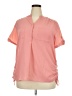 Roz & Ali Pink Short Sleeve Polo Size 2X - photo 1