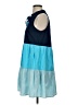 Mud Pie Color Block Blue Casual Dress Size S - photo 5