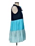 Mud Pie Color Block Blue Casual Dress Size S - photo 4