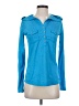 Marmot 100% Polyester Blue Long Sleeve Polo Size XS - photo 1