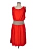 Express Color Block Red Cocktail Dress Size M - photo 1