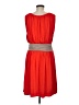 Express Color Block Red Cocktail Dress Size M - photo 2