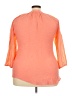 Cocomo Color Block Orange 3/4 Sleeve Blouse Size 3X - photo 2
