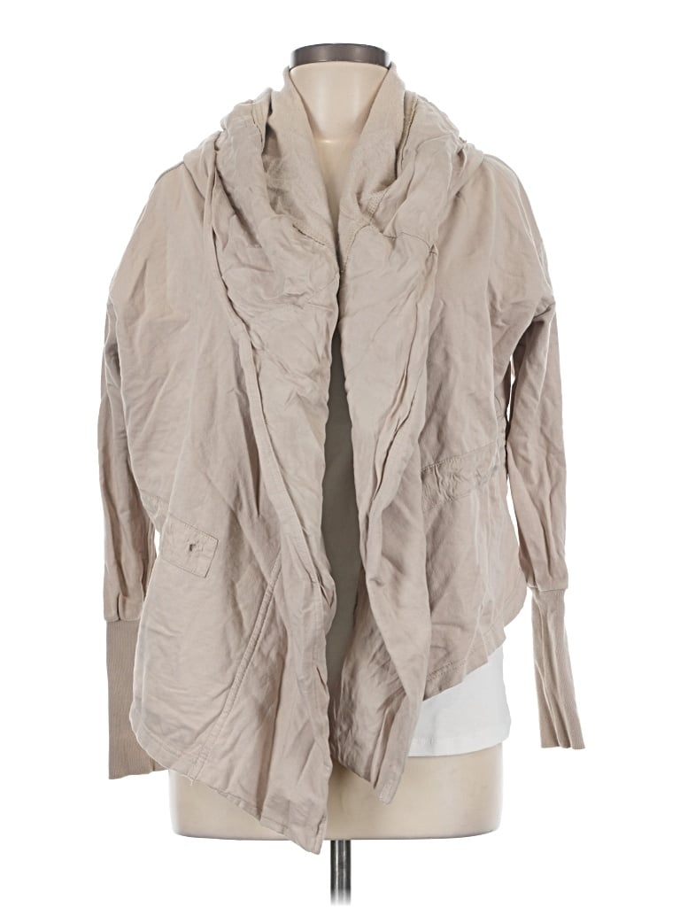 Pre-owned Young Fabulous & Broke Coat In Tan