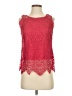 Simply Styled 100% Nylon Red Sleeveless Blouse Size S - photo 1
