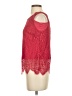 Simply Styled 100% Nylon Red Sleeveless Blouse Size S - photo 5
