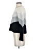 Autumn Cashmere 100% Cashmere Chevron-herringbone Silver Cashmere Pullover Sweater Size XS - photo 5