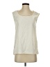 Ann Taylor 100% Polyester Ivory Sleeveless Blouse Size XS - photo 1
