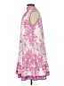 Shein 100% Polyester Paisley Pink Cocktail Dress Size L - photo 5