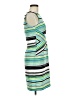I.N. Studio Stripes Green Casual Dress Size 8 (petite) - photo 4