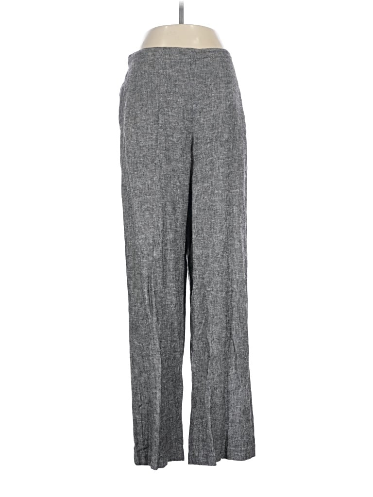 Pre-owned Assorted Brands Linen Pants In Gray
