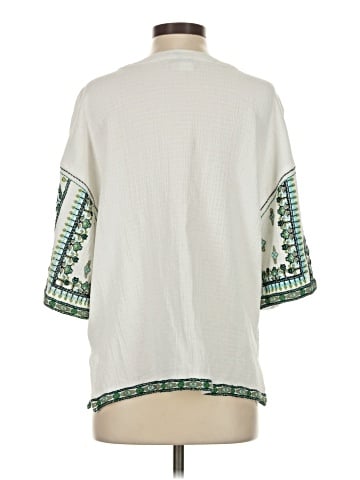 Tru Luxe Jeans Short Sleeve Blouse (view 2)