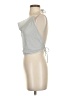 Shein 100% Polyester Silver Sleeveless Top Size 4 - photo 5