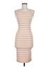 Assorted Brands Stripes Tan Casual Dress Size M - photo 1