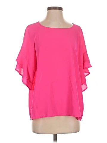 Umgee Short Sleeve Blouse (view 1)