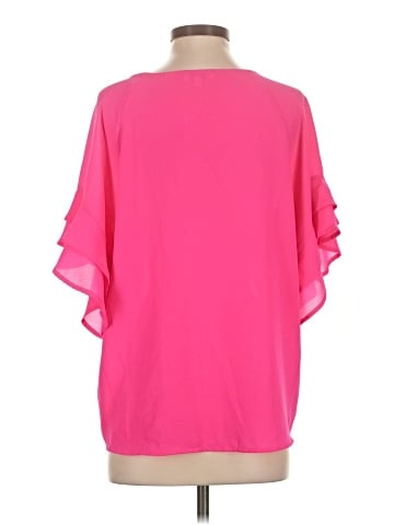 Umgee Short Sleeve Blouse (view 2)