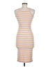 Assorted Brands Stripes Tan Casual Dress Size M - photo 2