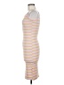Assorted Brands Stripes Tan Casual Dress Size M - photo 5