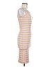 Assorted Brands Stripes Tan Casual Dress Size M - photo 4
