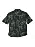 M&S 100% Cotton Tropical Black Short Sleeve Button-Down Shirt Size 6 - 7 - photo 2