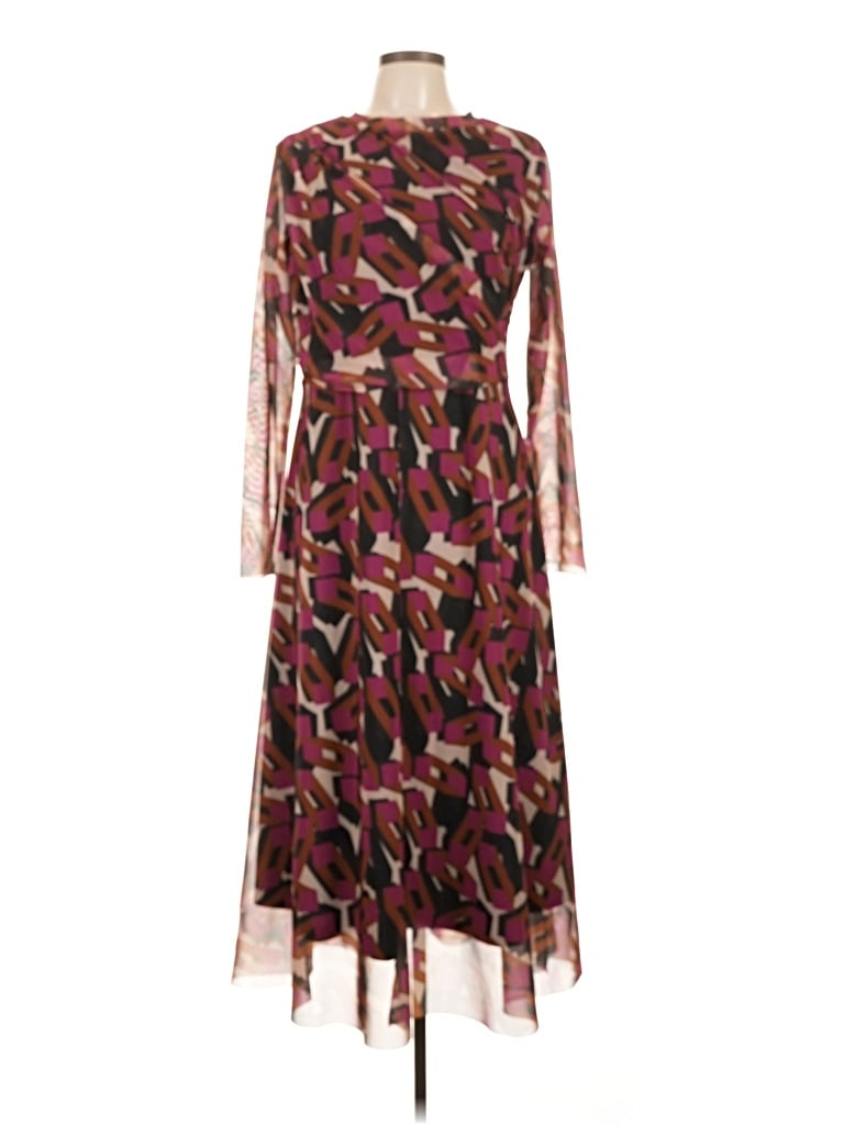 Pre-owned Isle By Melis Kozan Casual Dress In Brown